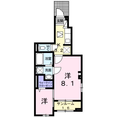 宮城県仙台市太白区中田町字前沖中 南仙台駅 2K アパート 賃貸物件詳細
