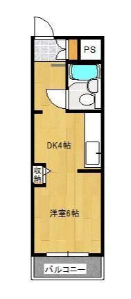 広島県福山市南本庄３ 福山駅 1DK マンション 賃貸物件詳細