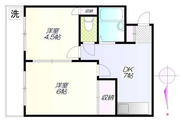 東京都豊島区長崎１ 椎名町駅 2DK アパート 賃貸物件詳細