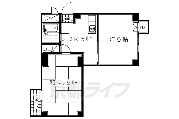 京都府京都市東山区山崎町 清水五条駅 2DK マンション 賃貸物件詳細