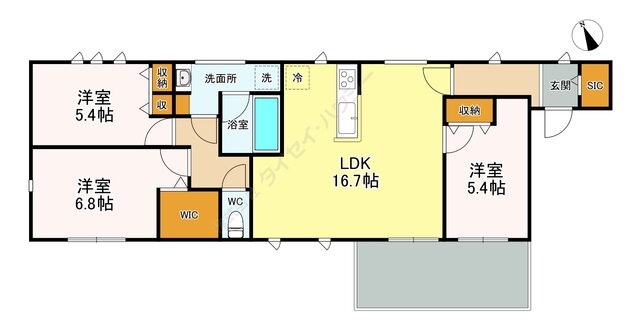 神奈川県横浜市港北区綱島東４ 新綱島駅 3LDK アパート 賃貸物件詳細