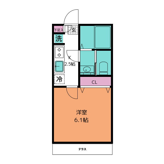 神奈川県横浜市旭区本宿町 鶴ケ峰駅 1K アパート 賃貸物件詳細