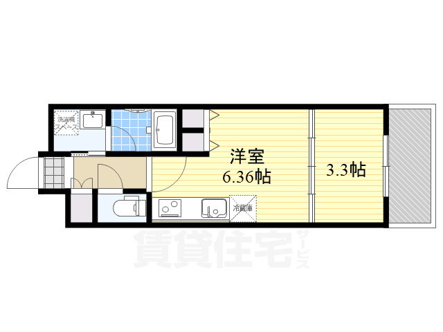大阪府大阪市西区新町４ 西長堀駅 1DK マンション 賃貸物件詳細