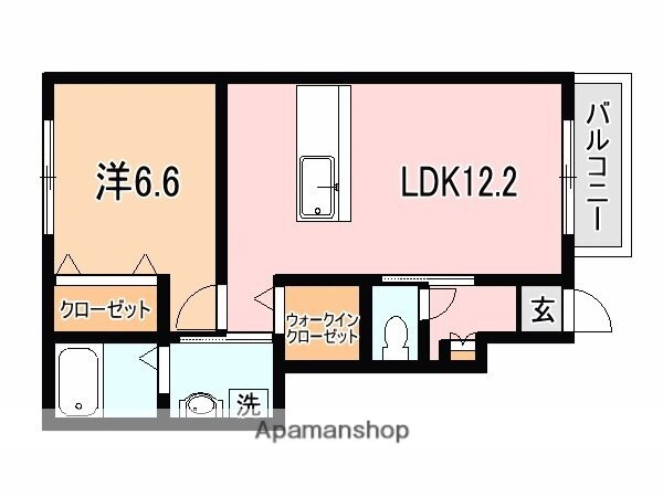 鹿児島県鹿児島市山田町 1LDK アパート 賃貸物件詳細