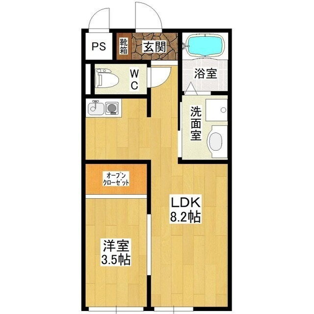 茨城県稲敷郡阿見町よしわら６ 荒川沖駅 1LDK アパート 賃貸物件詳細