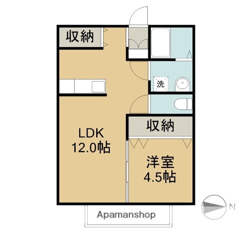三重県四日市市日永西２ 南日永駅 1LDK アパート 賃貸物件詳細