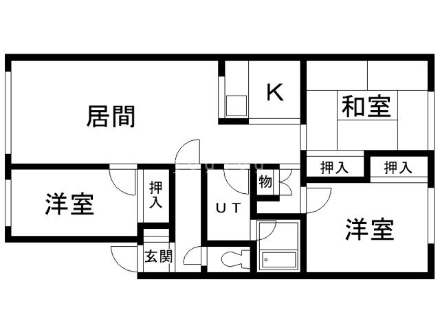 北海道札幌市厚別区厚別中央四条３ 新さっぽろ駅 3LDK アパート 賃貸物件詳細