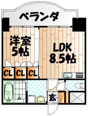 ロイヤルセンターＢＬＤ 11階 1LDK 賃貸物件詳細