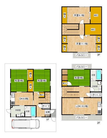 兵庫県西宮市上甲東園３ 甲東園駅 5LDK 一戸建て 賃貸物件詳細