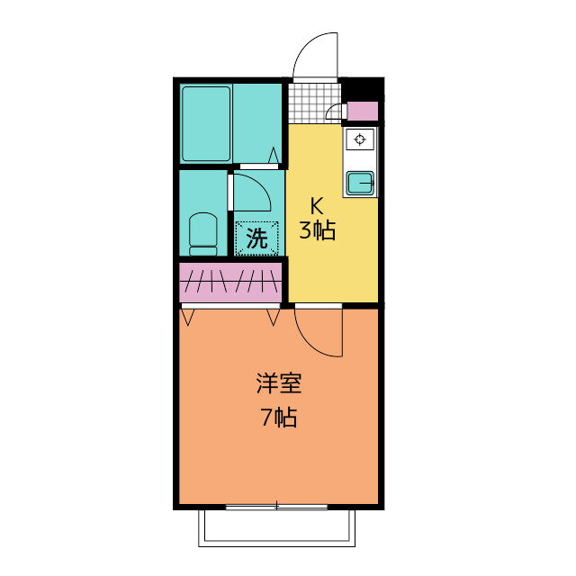 埼玉県桶川市大字上日出谷 桶川駅 1K マンション 賃貸物件詳細