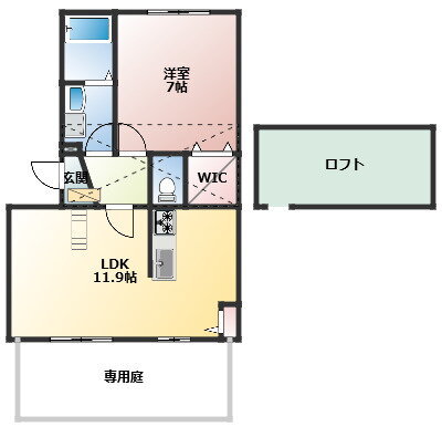 愛知県春日井市宮町３ 春日井駅 1LDK アパート 賃貸物件詳細