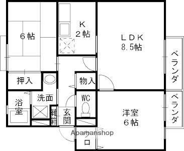 大阪府枚方市東香里新町 香里園駅 2LDK アパート 賃貸物件詳細