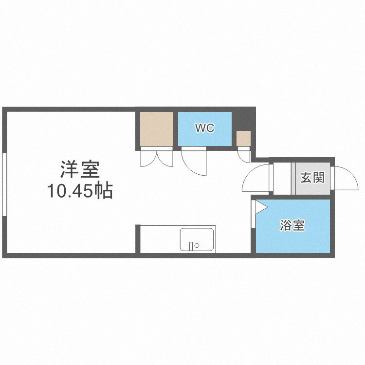 北海道札幌市北区篠路九条２ 篠路駅 ワンルーム アパート 賃貸物件詳細