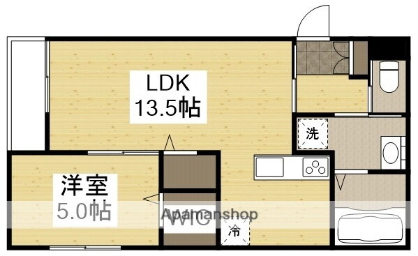 岡山県倉敷市羽島 倉敷駅 1LDK アパート 賃貸物件詳細