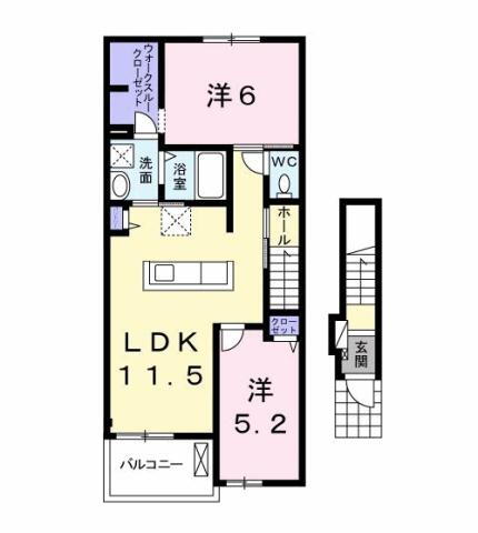 千葉県木更津市畑沢４ 君津駅 2LDK アパート 賃貸物件詳細