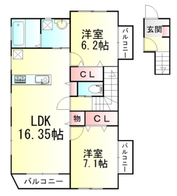 千葉様邸 2LDK 賃貸物件詳細