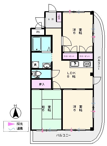 東京都足立区保木間２ 竹ノ塚駅 3LDK マンション 賃貸物件詳細