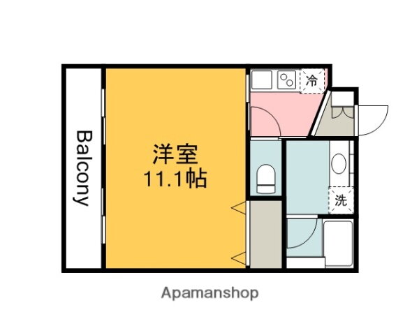 広島県広島市西区南観音１ 舟入幸町駅 1K マンション 賃貸物件詳細