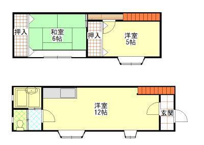 秋田県秋田市外旭川字梶ノ目 泉外旭川駅 2DK アパート 賃貸物件詳細