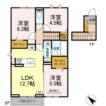 千葉県松戸市千駄堀 新八柱駅 3LDK アパート 賃貸物件詳細