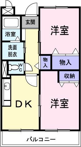 茨城県つくば市松代２ つくば駅 2DK マンション 賃貸物件詳細