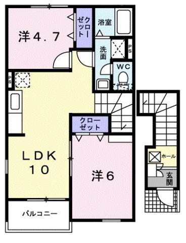 愛媛県西条市玉津 伊予西条駅 2LDK アパート 賃貸物件詳細