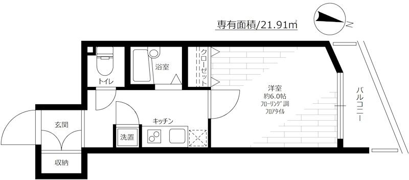 東京都品川区上大崎１ 目黒駅 1K マンション 賃貸物件詳細