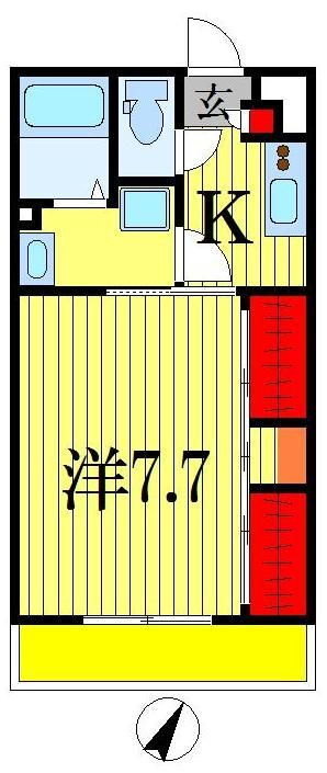 千葉県船橋市海神１ 船橋駅 1K マンション 賃貸物件詳細