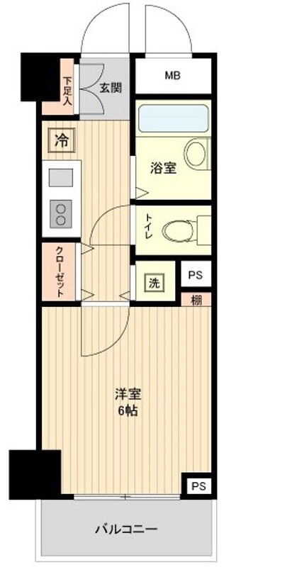 神奈川県横浜市西区北幸２ 横浜駅 1K マンション 賃貸物件詳細