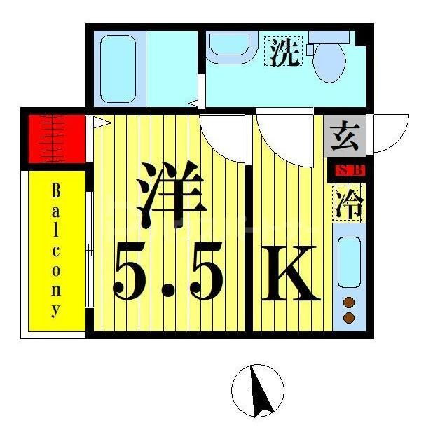 東京都足立区保塚町 六町駅 1K アパート 賃貸物件詳細