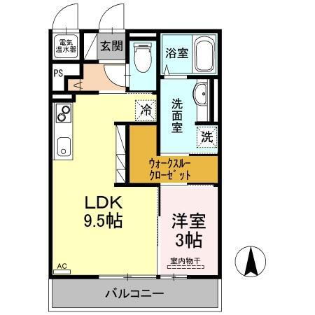 島根県松江市学園南１ 松江駅 1LDK アパート 賃貸物件詳細