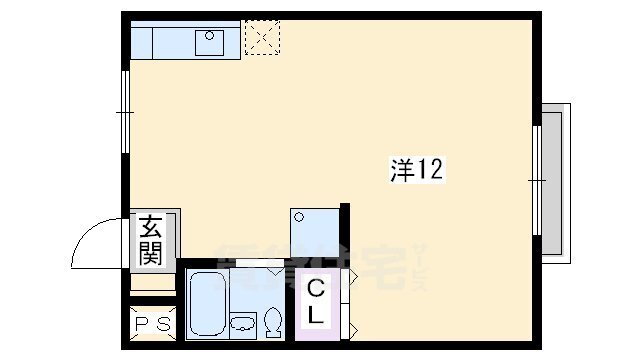 京都府京都市下京区西七条赤社町 丹波口駅 1K マンション 賃貸物件詳細