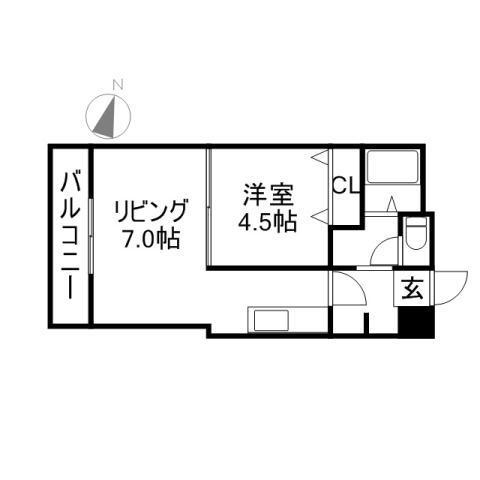 ＭＦビル 3階 1DK 賃貸物件詳細