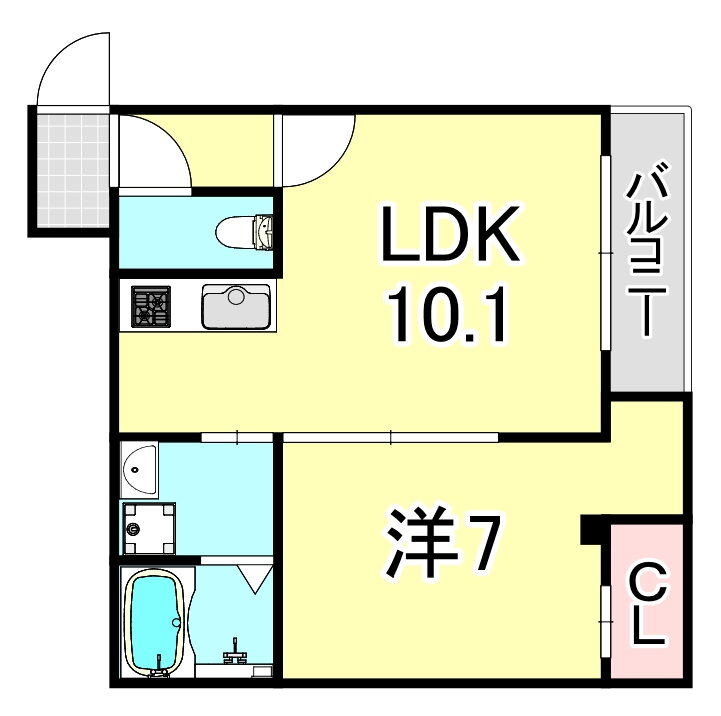 大阪府吹田市片山町４ 吹田駅 1LDK アパート 賃貸物件詳細