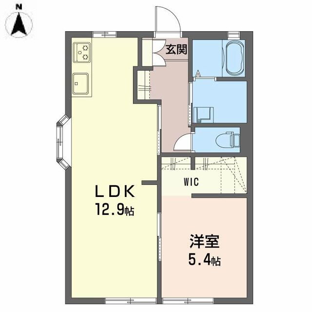 愛媛県松山市高岡町 松山市駅 1LDK アパート 賃貸物件詳細