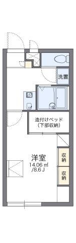 レオパレスインター 2階 1K 賃貸物件詳細