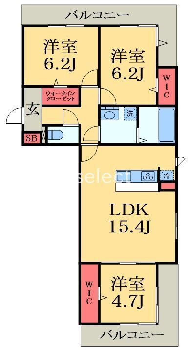 ガーベラ・グレイス 1階 3LDK 賃貸物件詳細