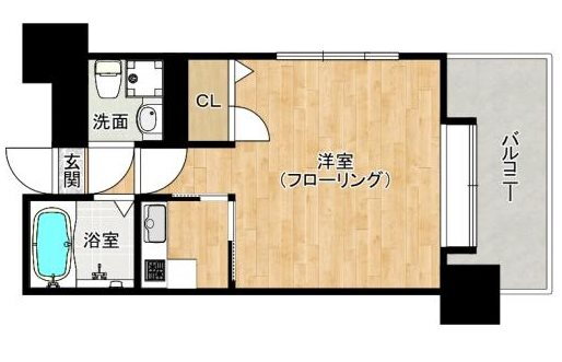 福岡県福岡市中央区那の川２ 西鉄平尾駅 1K マンション 賃貸物件詳細
