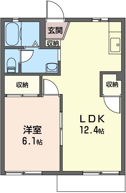 神奈川県横須賀市公郷町６ 堀ノ内駅 1LDK アパート 賃貸物件詳細