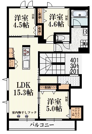 東京都小平市花小金井南町２ 花小金井駅 3LDK マンション 賃貸物件詳細