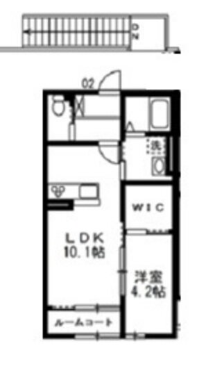 岡山県岡山市北区万成西町 備前三門駅 1LDK アパート 賃貸物件詳細