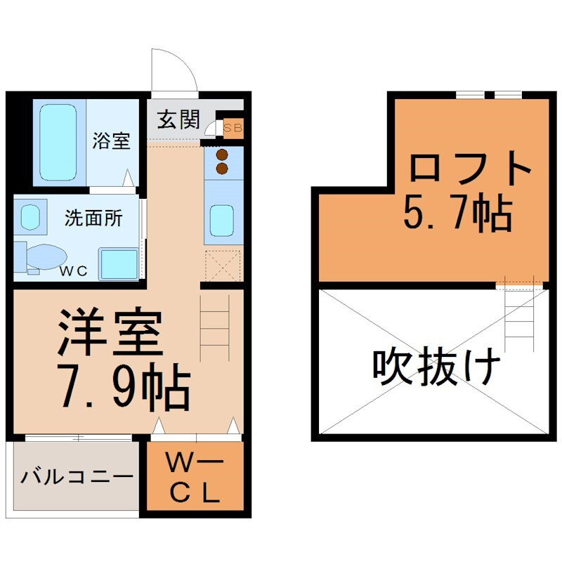 愛知県名古屋市北区杉栄町４ 志賀本通駅 1K アパート 賃貸物件詳細