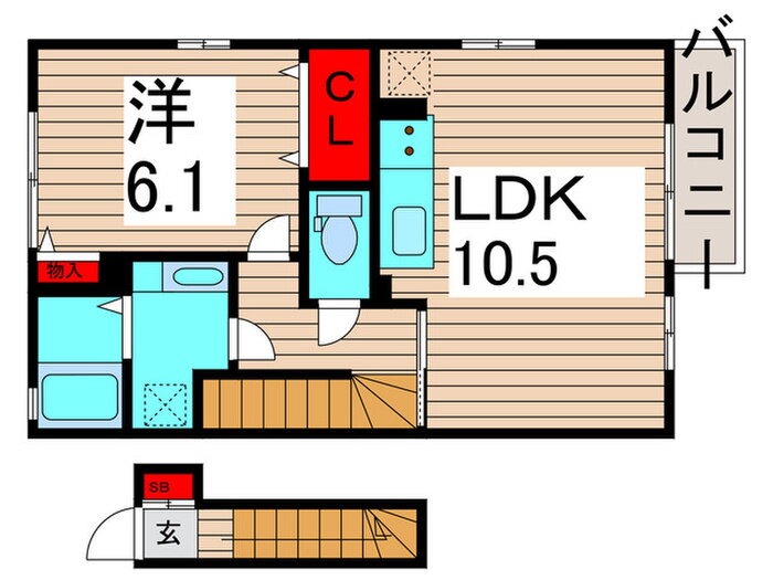 東京都葛飾区西亀有３ 亀有駅 1LDK アパート 賃貸物件詳細