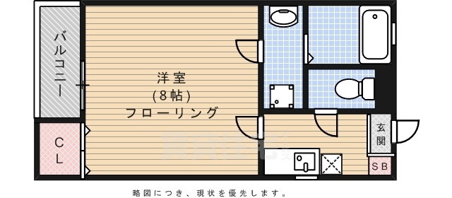 リブレア七隈駅前Ｂ 2階 1K 賃貸物件詳細