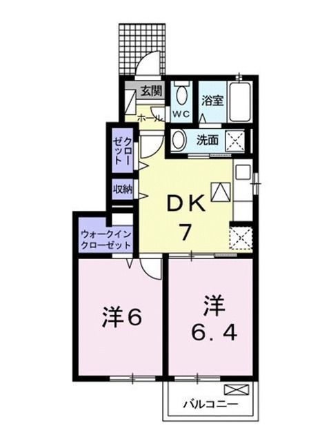 鳥取県西伯郡日吉津村大字富吉 米子駅 2DK アパート 賃貸物件詳細