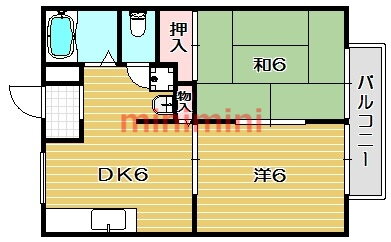 大阪府高槻市西冠３ 高槻市駅 2DK アパート 賃貸物件詳細