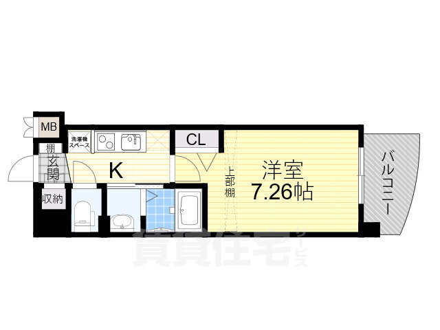 大阪府門真市元町 門真市駅 1K マンション 賃貸物件詳細