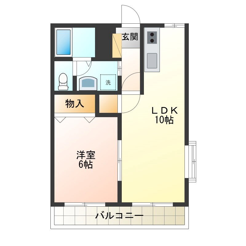 茨城県結城市下り松６ 結城駅 1LDK アパート 賃貸物件詳細