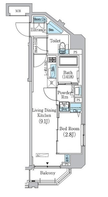 東京都中野区東中野１ 東中野駅 1LDK マンション 賃貸物件詳細