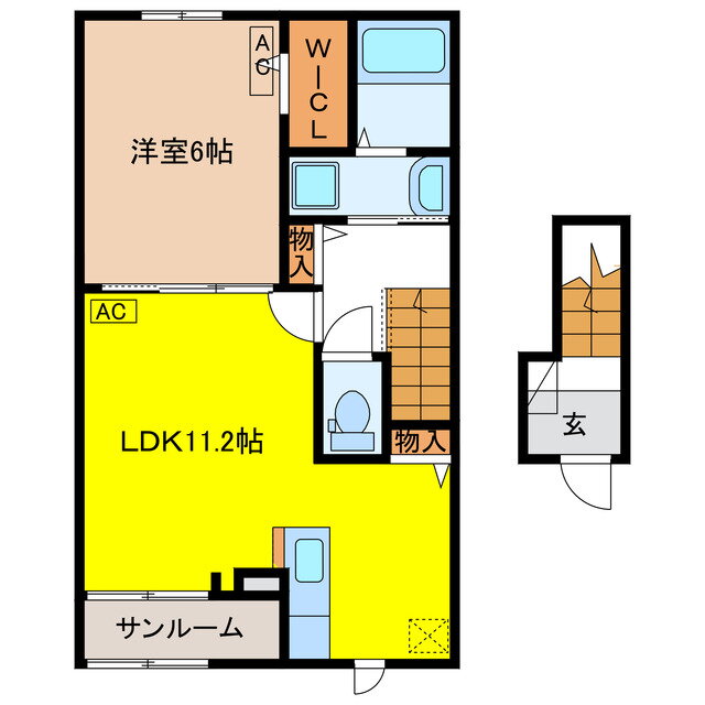 岐阜県岐阜市塩町１ 田神駅 1LDK アパート 賃貸物件詳細